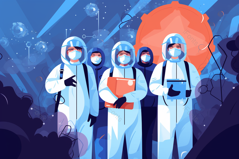 医疗团队抗疫抗击病毒,插画/手绘图,插画/手绘图库,插画/手绘图下载,插画/手绘